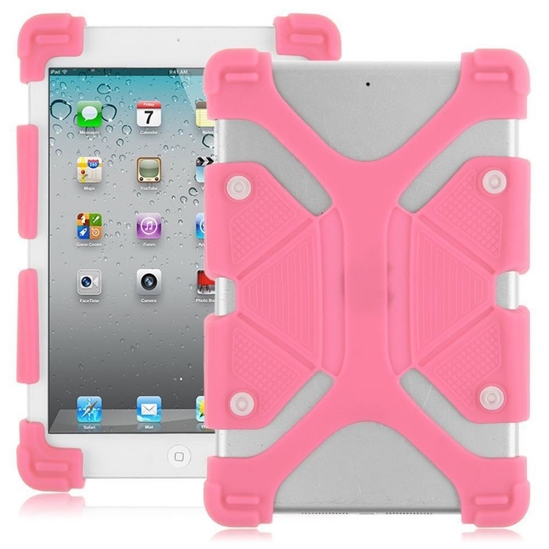 Universal-8.9-12-inch-Soft-Silicone-Rubber-Shockproof-Stand-Skin-Case-Pink